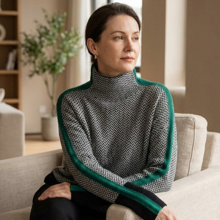 Colette | Pull à Rayures Contrastées