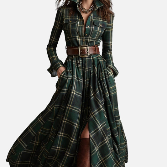 Noémie | Robe Chemise Ceinturée