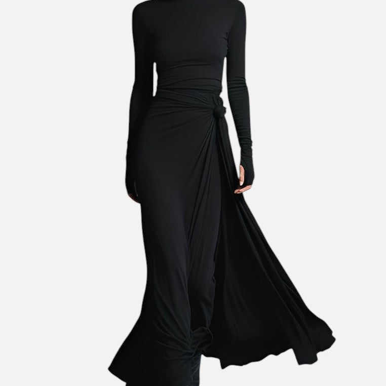 Mélanie | Robe Maxi à Nœud Latéral
