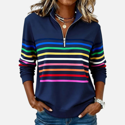 Adeline | Pull à Rayures Pastel