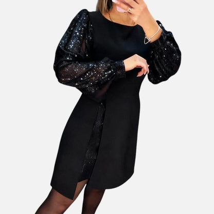 Cécile | Robe Élégante Patchwork