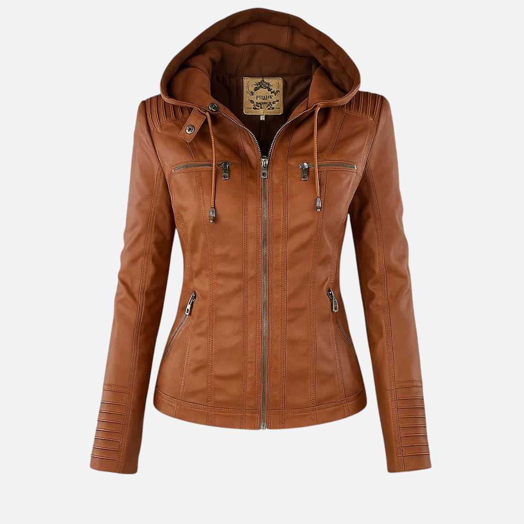 Isabelle | Veste en Cuir Élégante