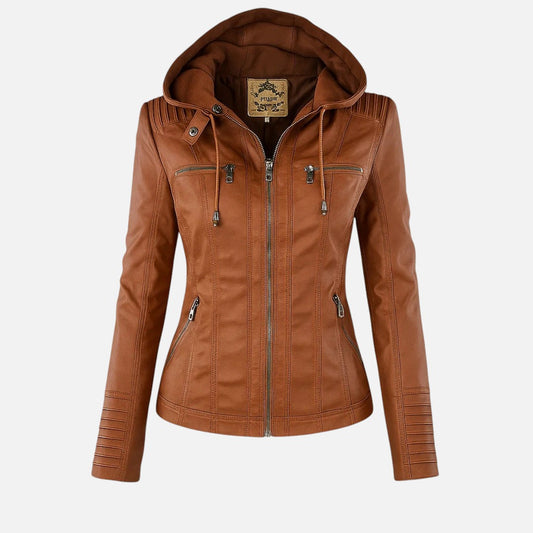 Isabelle | Veste en Cuir Élégante