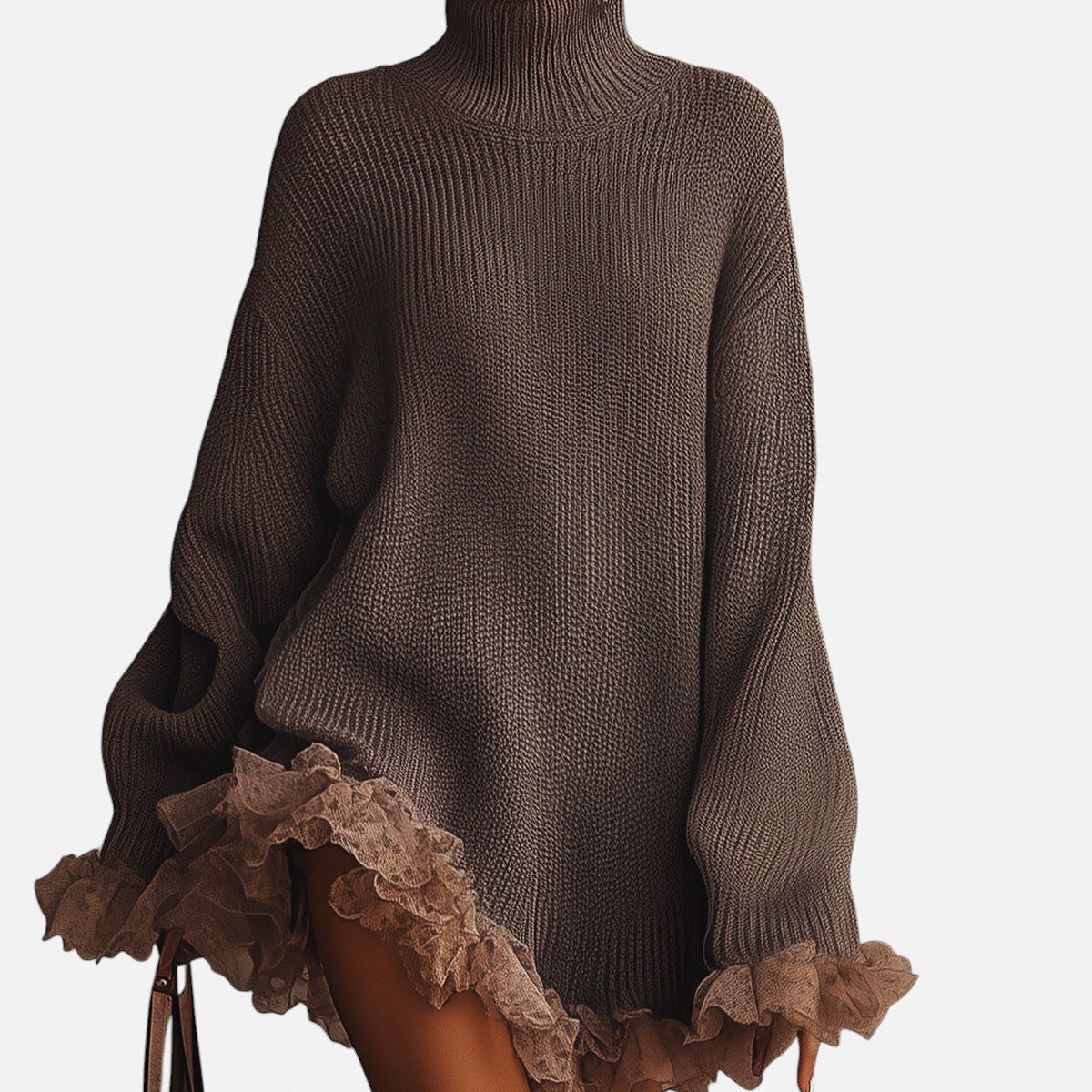 Luna | Robe Pull Tricotée Élégante