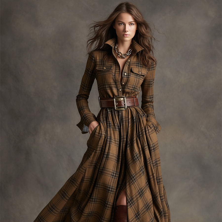 Noémie | Robe Chemise Ceinturée