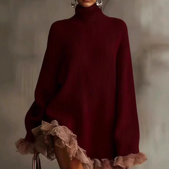 Luna | Robe Pull Tricotée Élégante