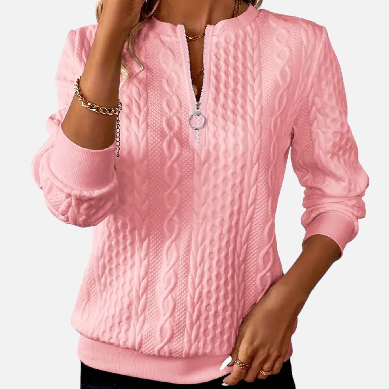 Émiline | Pull à fermeture éclair