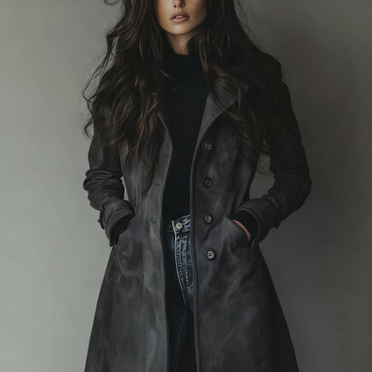 Juliette | Trench en Suédine